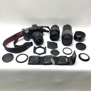 Minolta Maxxum 450si Camera Lot Bundle W/ 28-80mm, 28-105mm & 70-210mm AF Lenses